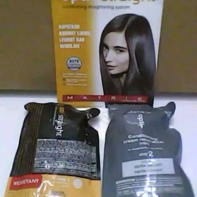 Matrix Mini Opti Straight Obat Pelurus Rambut 125ml / bonding mini matrix / bonding sekali pakai
