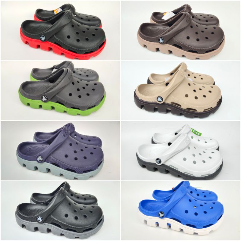 CROCS / Sandal Crocs Duet Sport Clog / Crocs Pria / Sandal Baim / Sandal Bapau / Duet Sport Men Clog