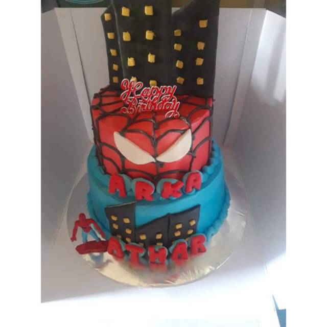 

Kue Ulang Tahun Spiderman / Cake Ultah Spiderman