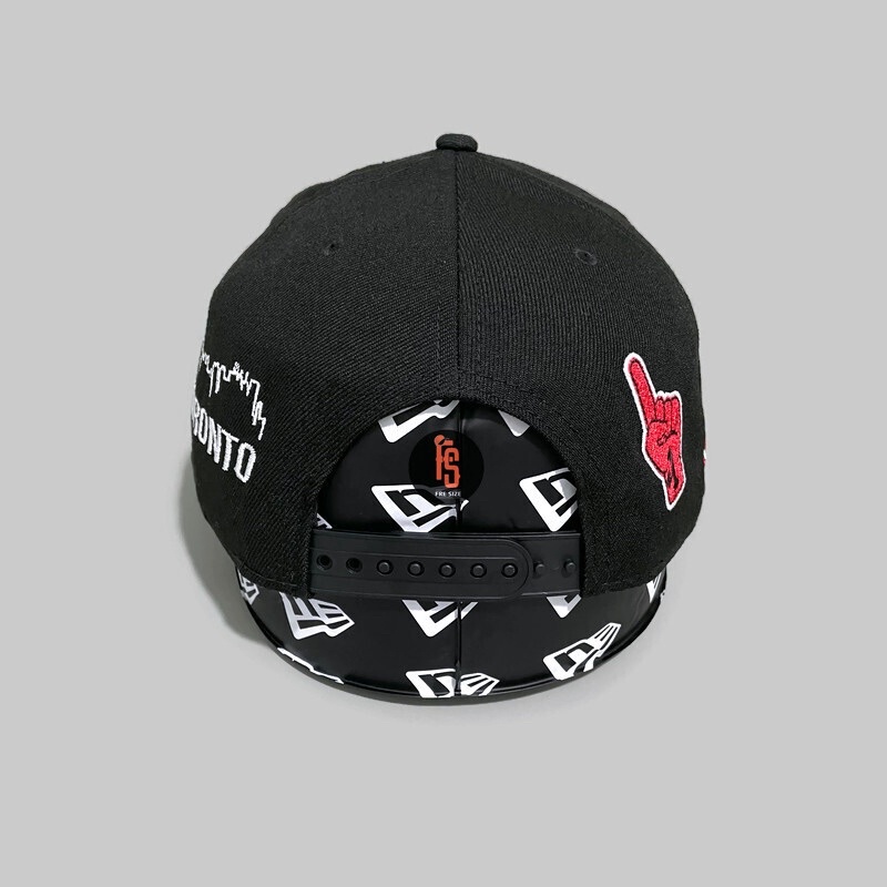 TOPI NEW ERA ORIGINAL 950 NBA FINAL TORONTO RAPTORS BLACK