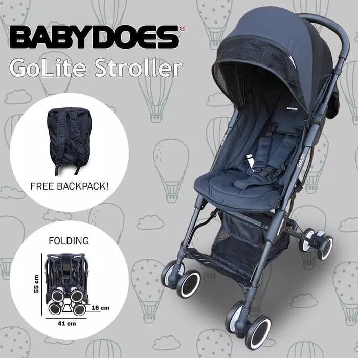 Kereta Dorong Bayi Stroller BabyDoes GoLite CH 488