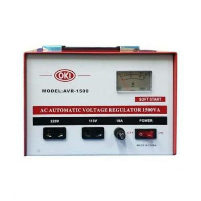 Stabilizer LISTRIK OKI AVR-1500(1500WATT) dinamo tembaga