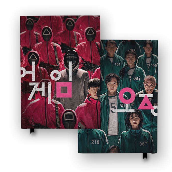 

Buku Catatan Squid Game Poster 4 Jurnal Custom Nama Notebook Agenda Diary