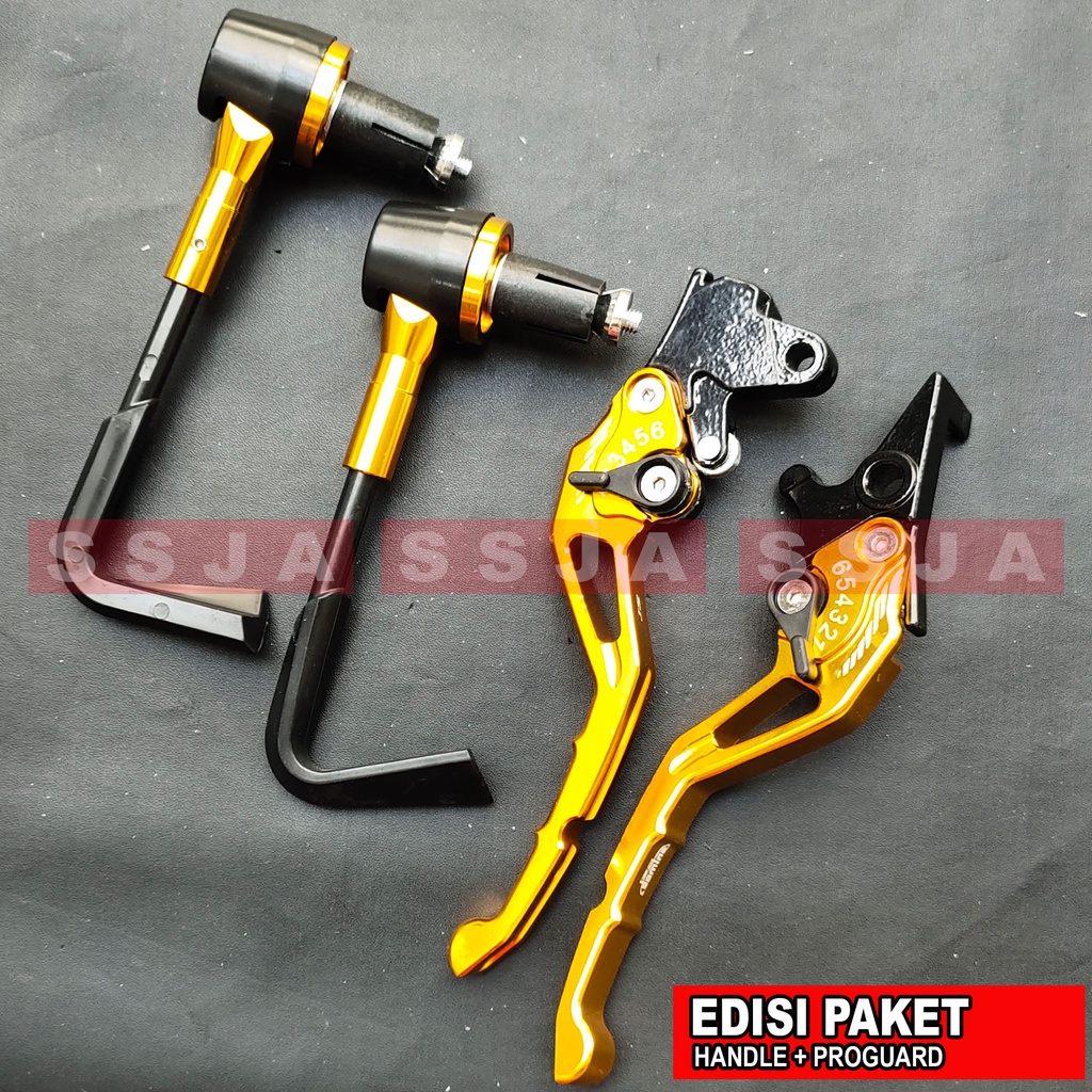 Handle Rem 2 tone Motor Beat karbu / vario 110 karbu full cnc - Non Esp 1SET handguard pelindung tangan