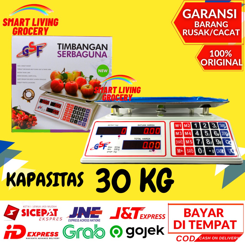 TIMBANGAN KUE DUDUK DIGITAL 30 KG GSF 4530 TIMBANGAN KUE DIGITAL TIMBANGAN DAPUR MAKANAN DUDUK DIGIT