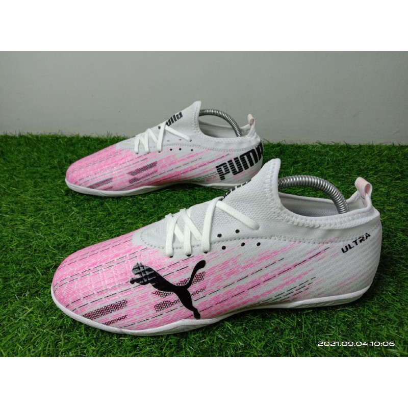 SEPATU FUTSAL SEMI BOOT PUMA ULTRA PINK MERAH MUDA SEPATU OLAH RAGA PRIA SEPATU GRADE ORI SEPATU IMP