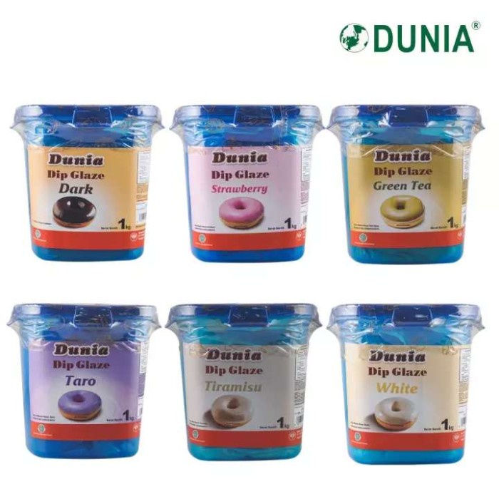 

DUNIA Dip Glaze 1 KG STORAGE / Toping Donat / Selai Cair