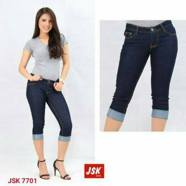  Celana  Pendek Jeans  Wanita  Denim Stretch Cewek JSK 