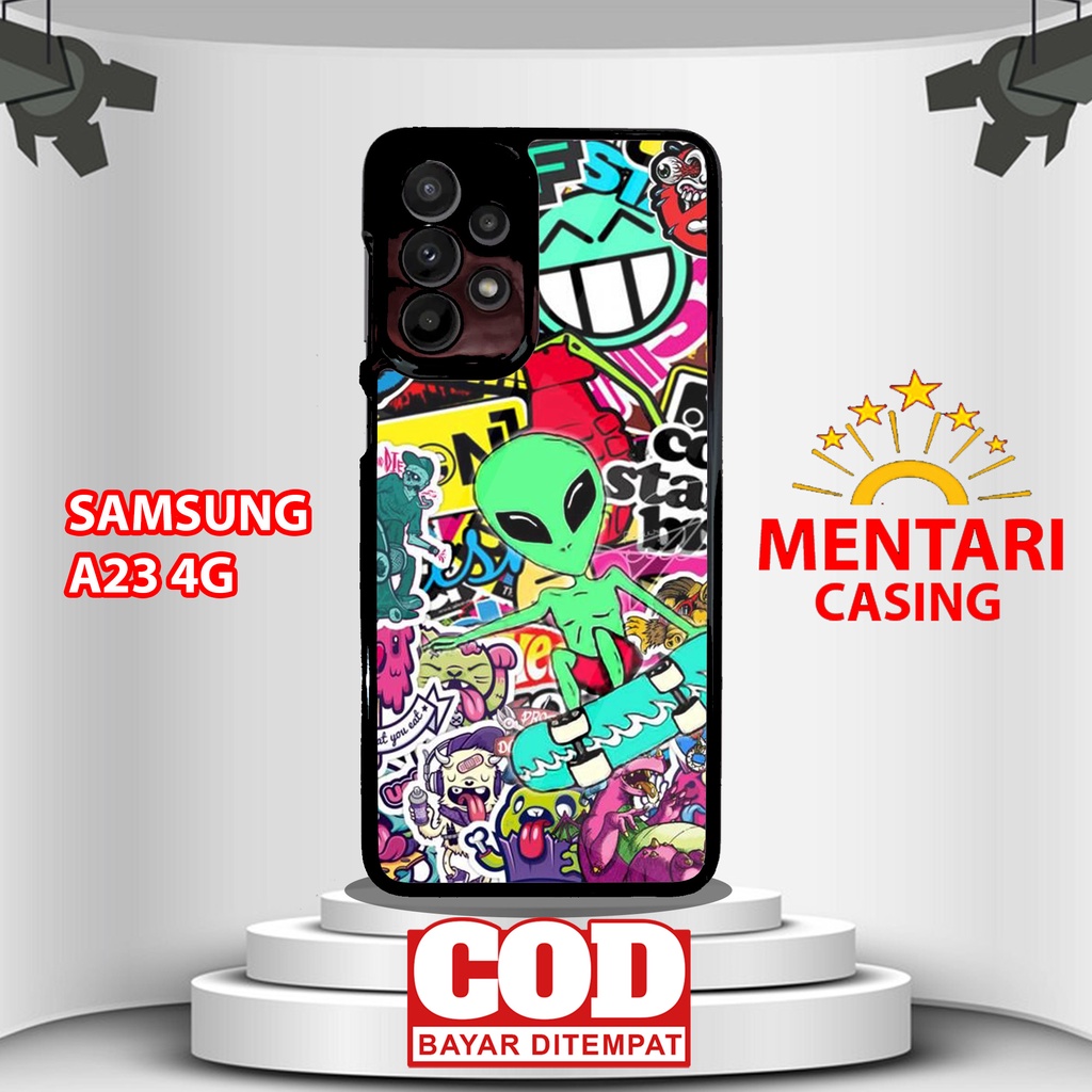 Case SAMSUNG A23 4G CASING SAMSUNG A23 4G [ GRAFITY ] Mentari casing case hp kondom hp case custom c