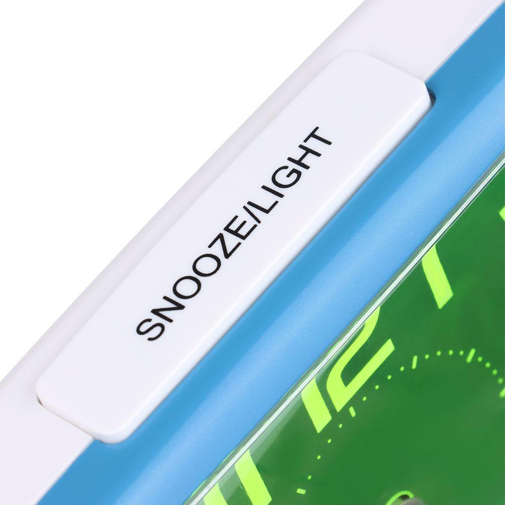 Top Alarm Clock Simple Night Light Quartz Dekorasi Rumah