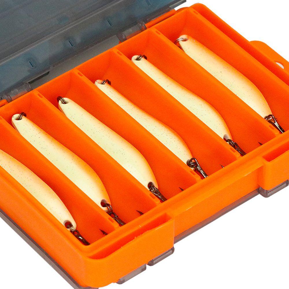 Agustina 12kompartemen Kotak Penyimpanan Kekuatan Tinggi Lure Umpan Aksesoris Dua Sisi Hard Bait Case Lure Storage Box Lure Hook Boxes