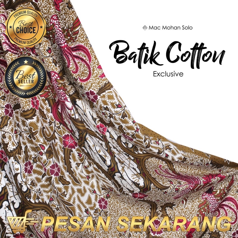 [NEW ARRIVAL] BATIK COTTON EXCLUSIVE PREMIUM 60's BY MACMOHAN BATIK KATUN MODERN &amp; KEKINIAN MEWAH