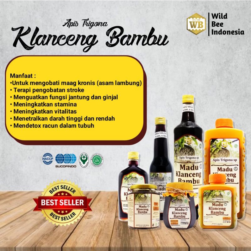 

Madu Klanceng Bambu | Lebah Apis Trigona, Madu Hutan Asli Murni Nusantara Wild Bee