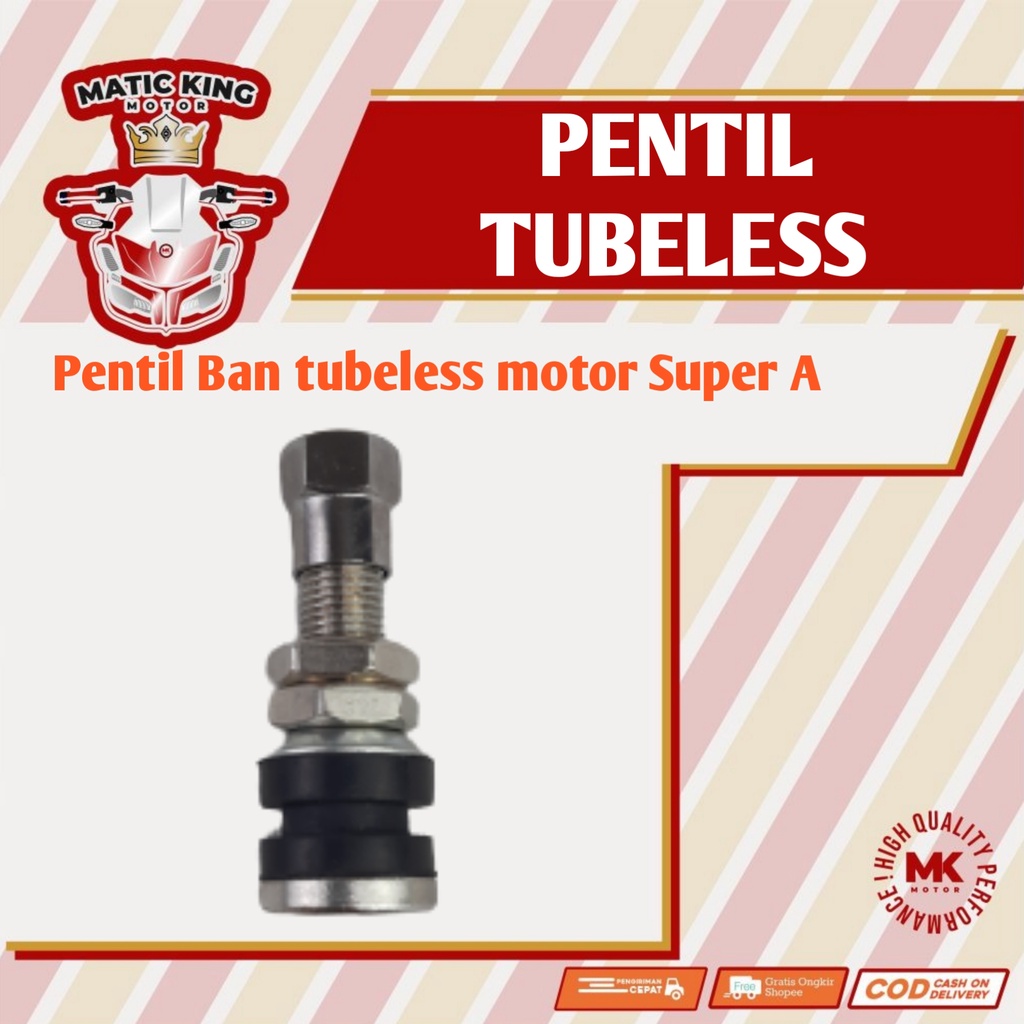 Pentil ban tubles sepeda motor Super A