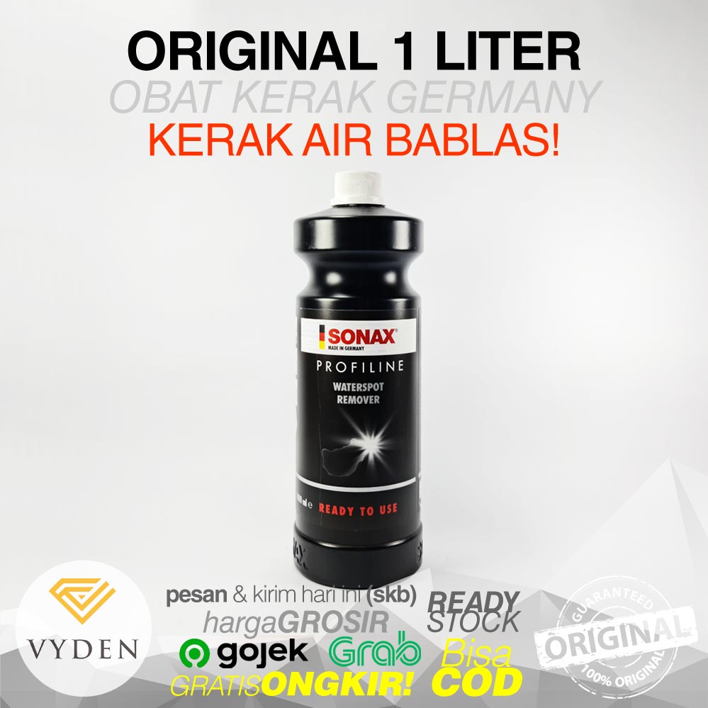 SONAX Profiline Waterspot Remover 1 Liter Pembersih Kerak Air Jamur Kaca Noda Endapan Kotoran MURAH