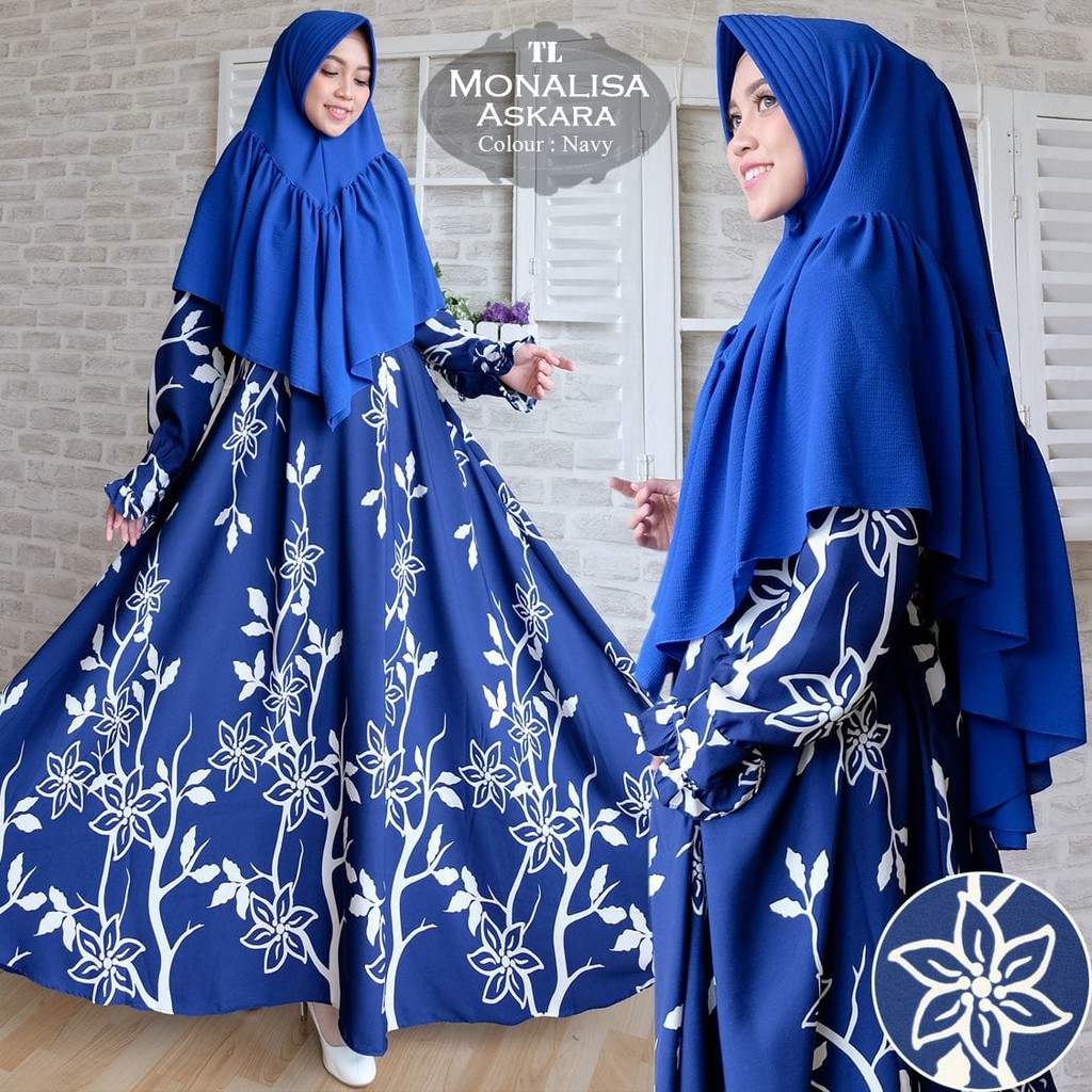 [Syari Monalisa Askara Benhur TL] gamis wanita monalisa benhur