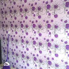 Wallpaper Stiker Dinding / Wallpaper Dinding Premium / Motif Polkadot Ungu