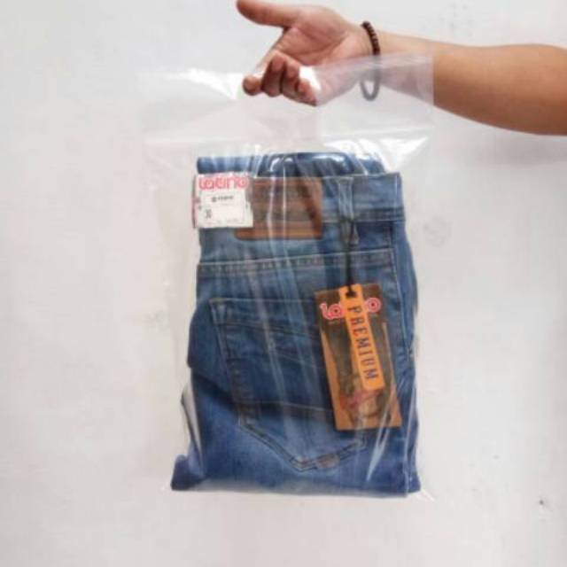 KANTONG PLASTIK PE / PLASTIK PLONG KLIP POND / ZIPLOCK / ZIPPER 30x38+7