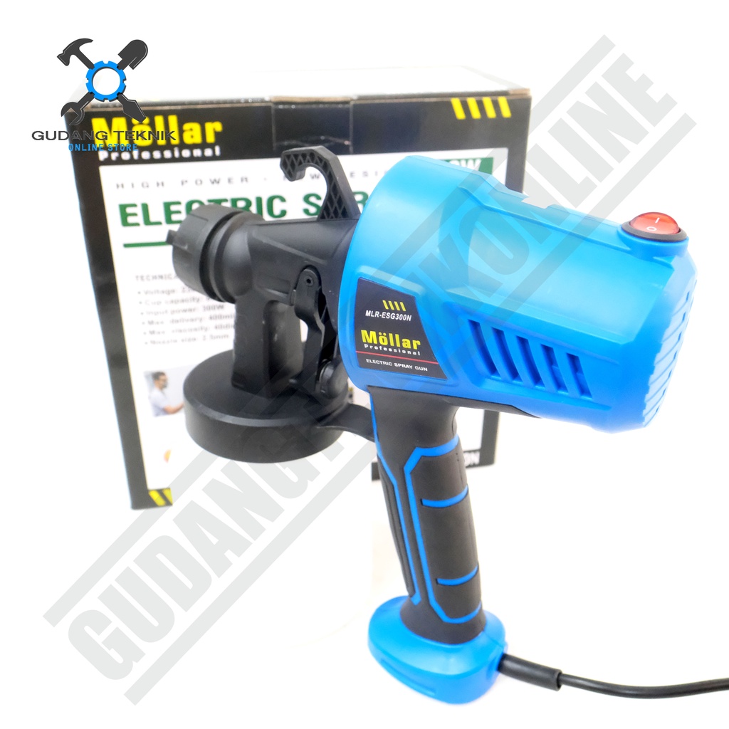 Spray Gun Elektrik Mollar MLR-ESG 300N / Alat Semprot Semprotan Cat Listrik MLR ESG300 Mollar ESG 300