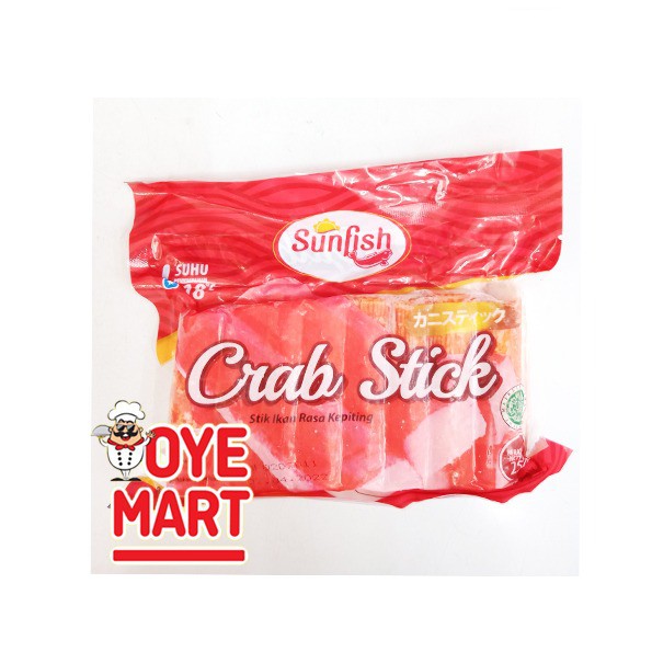 SUNFISH CRAB STICK 250GR OLAHAN IKAN RASA KEPITING BERBENTUK STIK HARGA PROMO SUKIYAKI/STEAMBOAT