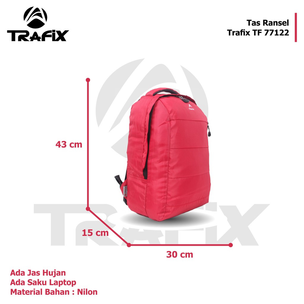 [KLIKTAS] Tas ransel laptop Trafix TF77122 backpack sekolah kuliah tas punggung