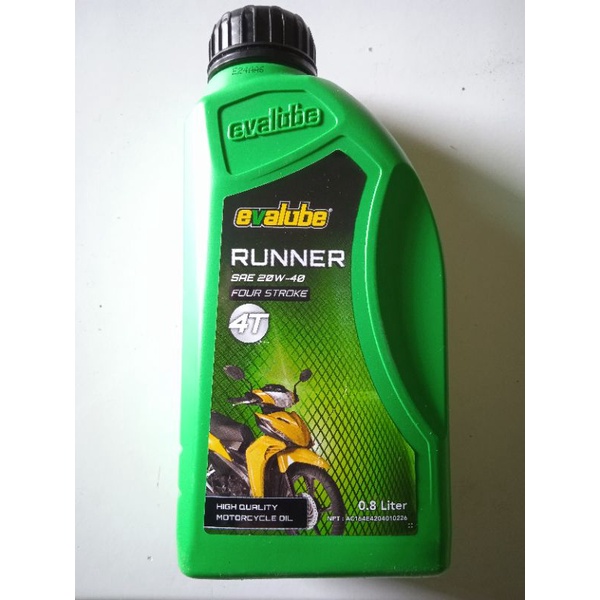 Oli Evalube 4t Original untuk MOTOR BEBEK 4T