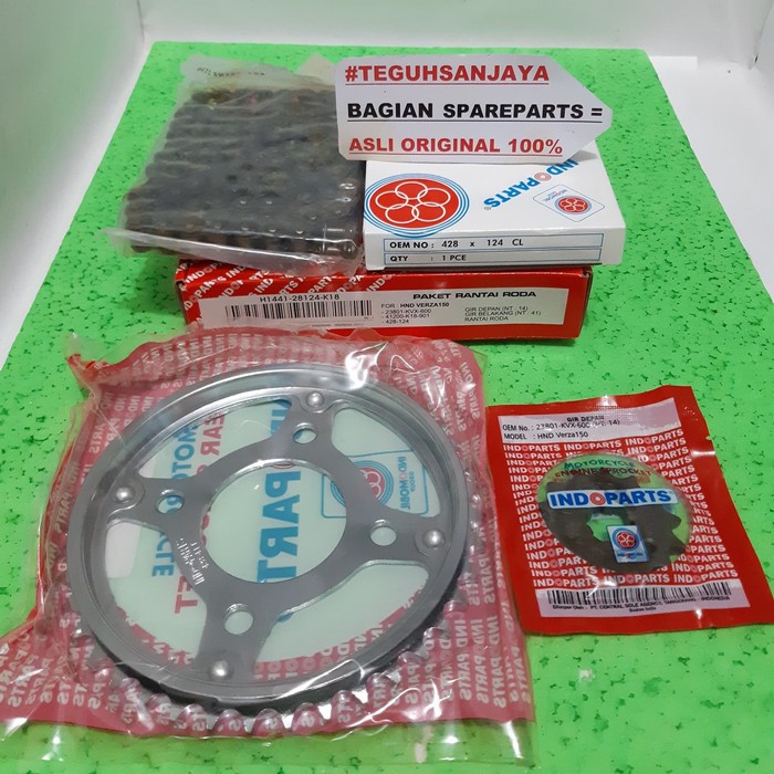 gir set / gear set honda verza 150 asli original indoparts