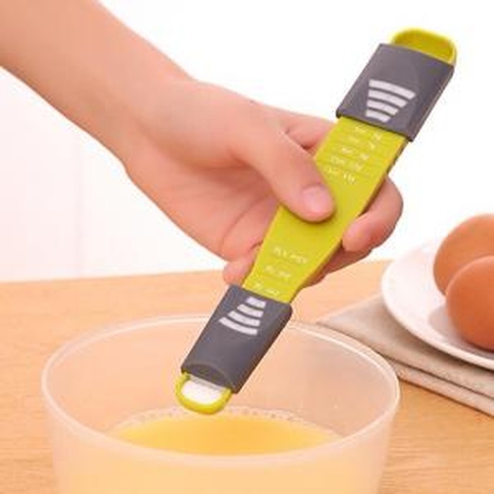 IKILOSHOP Adjustable Sendok Takar Ukur Bisa Diatur Sendiri Spoon Scale Praktis