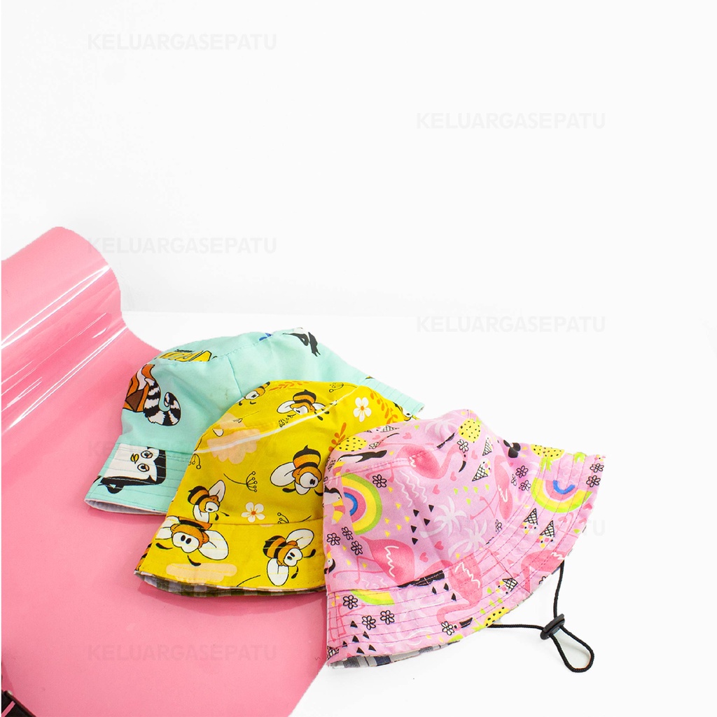 BUCKET TALI ANAK MOTIF KARAKTER BUCKET ANAK TALI MURAH MERIAH BUCKET BAYI CEWE DAN COWO