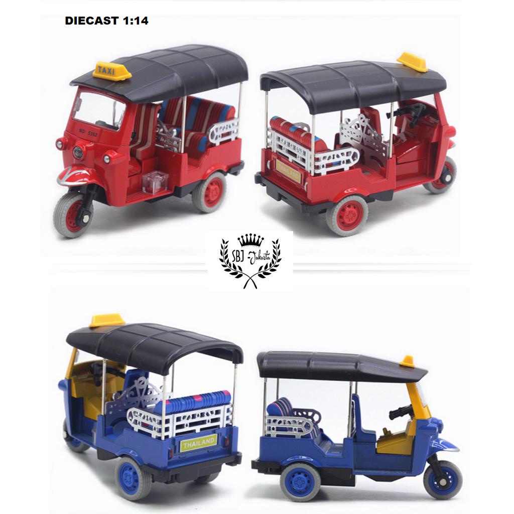 Diecast Miniatur BAJAJ BAJAY BEMO Klasik Skala 1:14 Metal Alloy Series