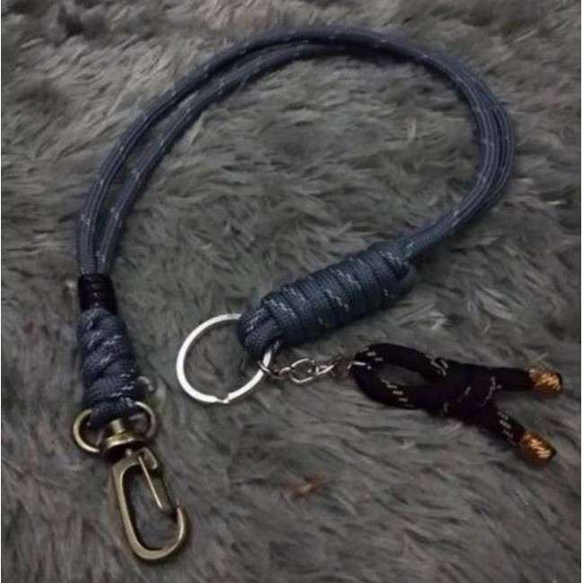 Tali Dompet Pria/Gantungan kunci tali Prusik Keren