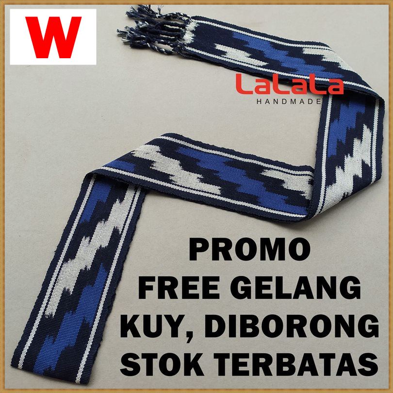 Ikat Kepala Tenun Etnik Motif Dayak Kalimantan Toraja Sumba Lombok Kain PROMO TERMURAH-W (Nusa)
