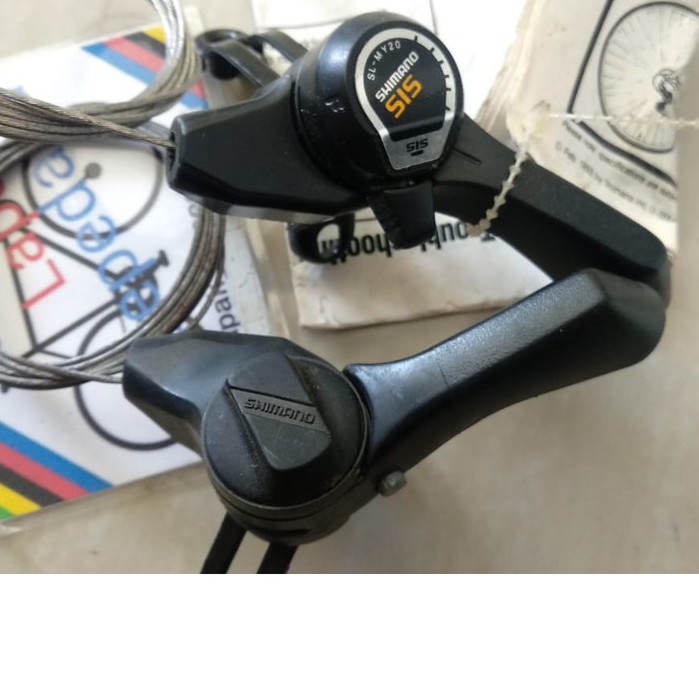 shifter shimano SL-MY20 NOS shifter jadul 6 - 7 speed SHIMANO original SHIMANO NOS kanan dan kiri