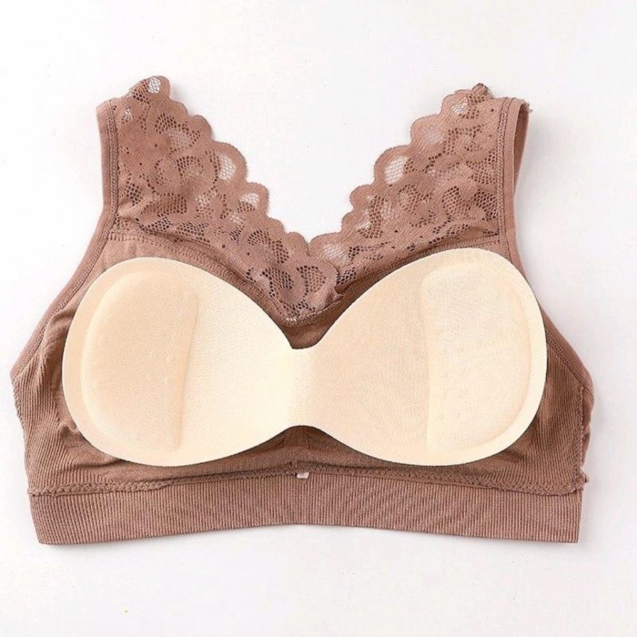 PUSH UP BRA BRALETTE WANITA ELASTIS SEXY DENGAN BUSA BAHAN HALUS