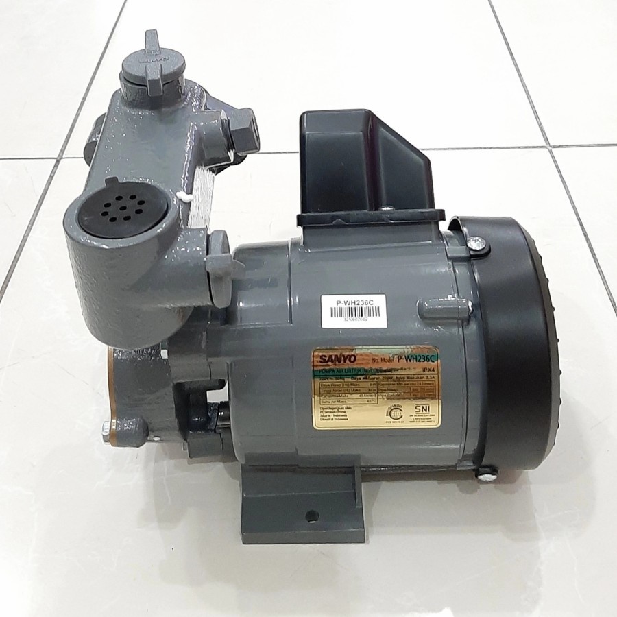 Pompa Air Sumur Dangkal Non Auto Sanyo PWH-236 C PWH 236 C PWH236C 200 Watt Manual