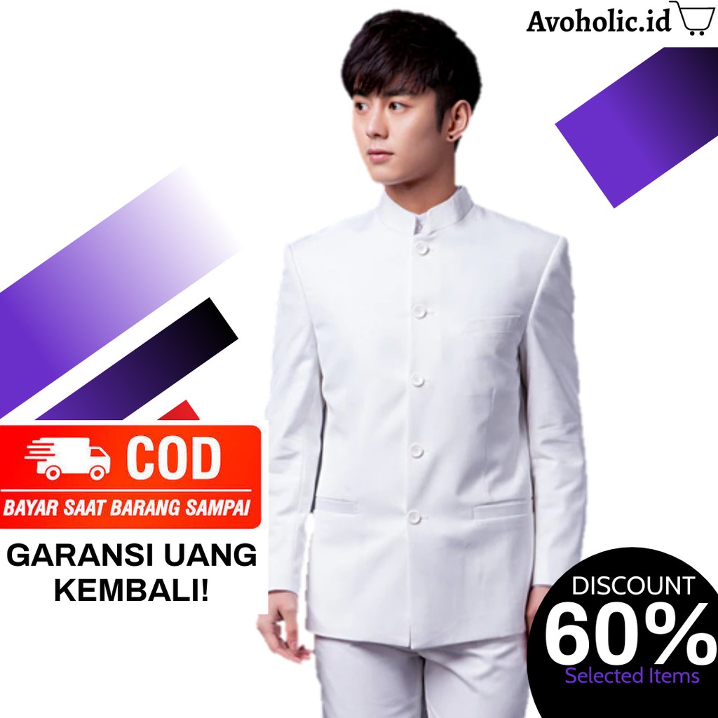 JAS MANDARIN JAS PRIA MURAH JAS KEKINIAN BLEZER PRIA