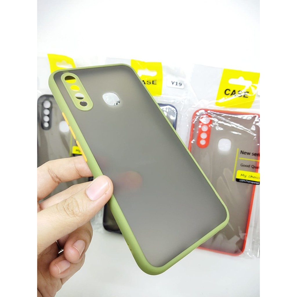 Bumper AERO CASE Vivo Y19 6.53 inch Hardcase My Choice List Warna Matte