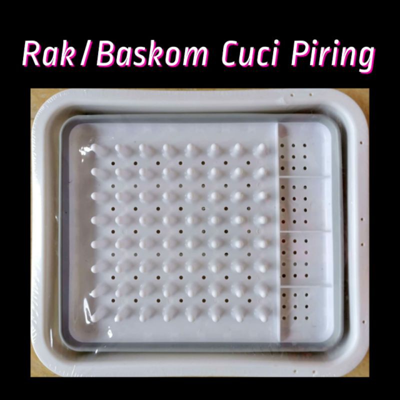 Rak Piring Lipat/ Rak Piring Baskom Multi Fungsi Serbaguna