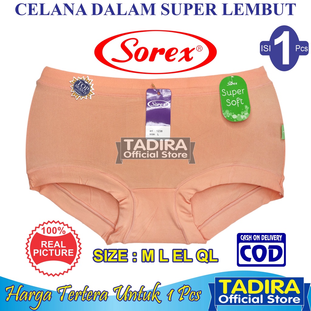1 Pcs Celana Dalam Wanita Super Soft SOREK_1238 Warna Random TADIRA Store