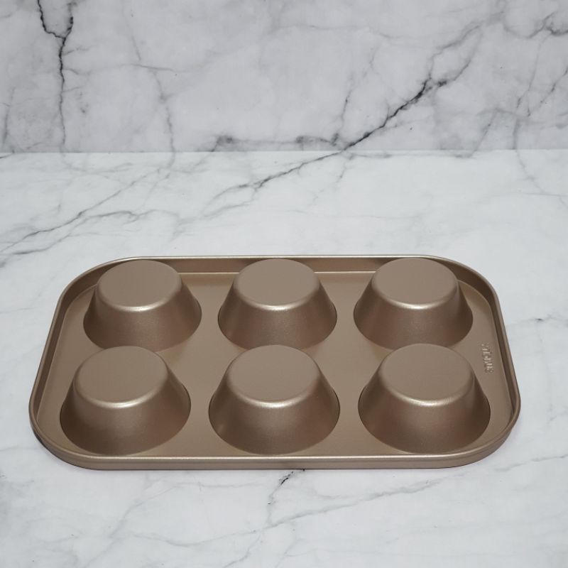 suncity 6s muffin cup cake baking pan / loyang kue