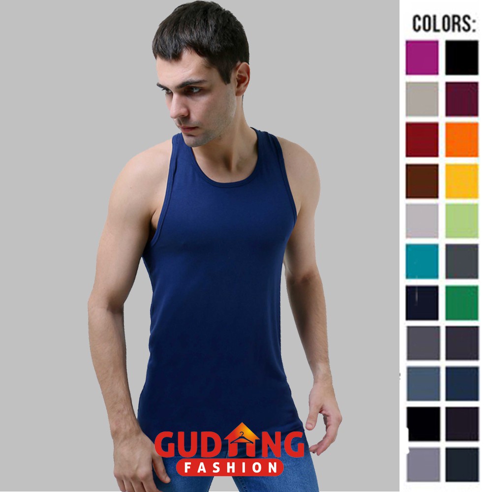 Kaos Singlet Pria Keren - Banyak Pilihan Warna