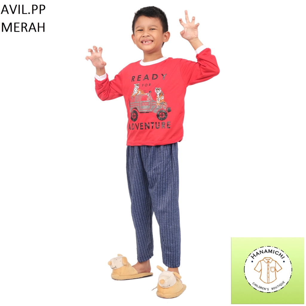 Hanamichi AVIL.PP Baju Tidur Anak Lengan Panjang