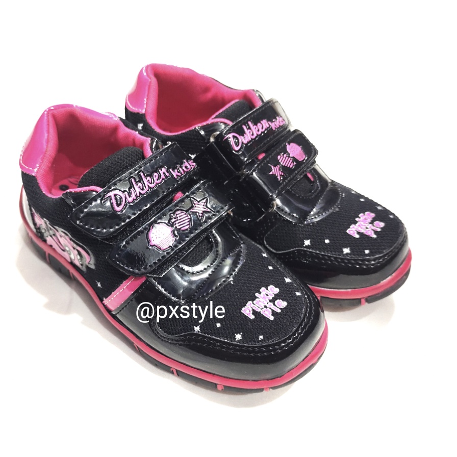 Sepatu Anak Little Pony Perempuan Duken/Sepatu Sekolah Hitam Anak Cewe Little Pony/Sepatu Little Pony