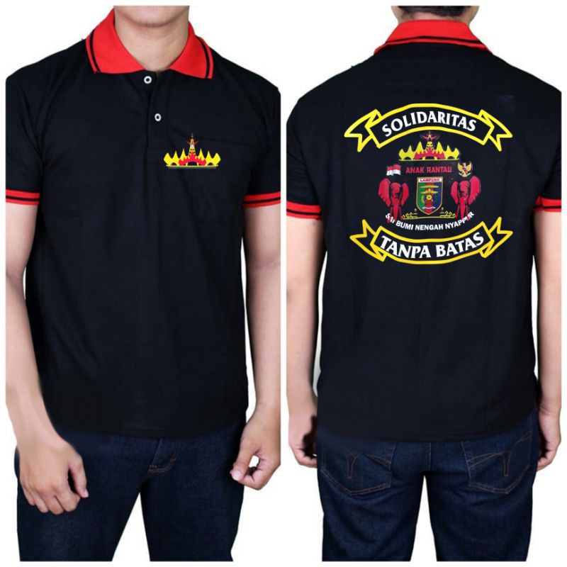 Kaos polo siger lampung unisex pria & wanita