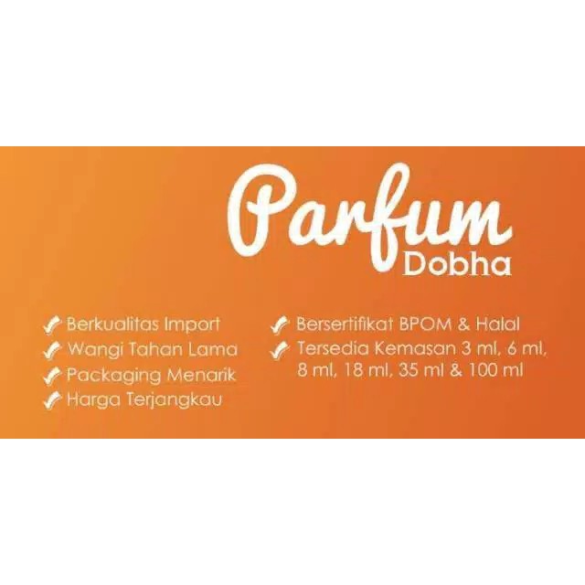 parfum dobha kasturi 6ml non alkohol original