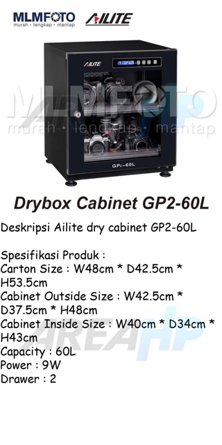 Ailite Dry Box Dry Cabinet GP2-60L