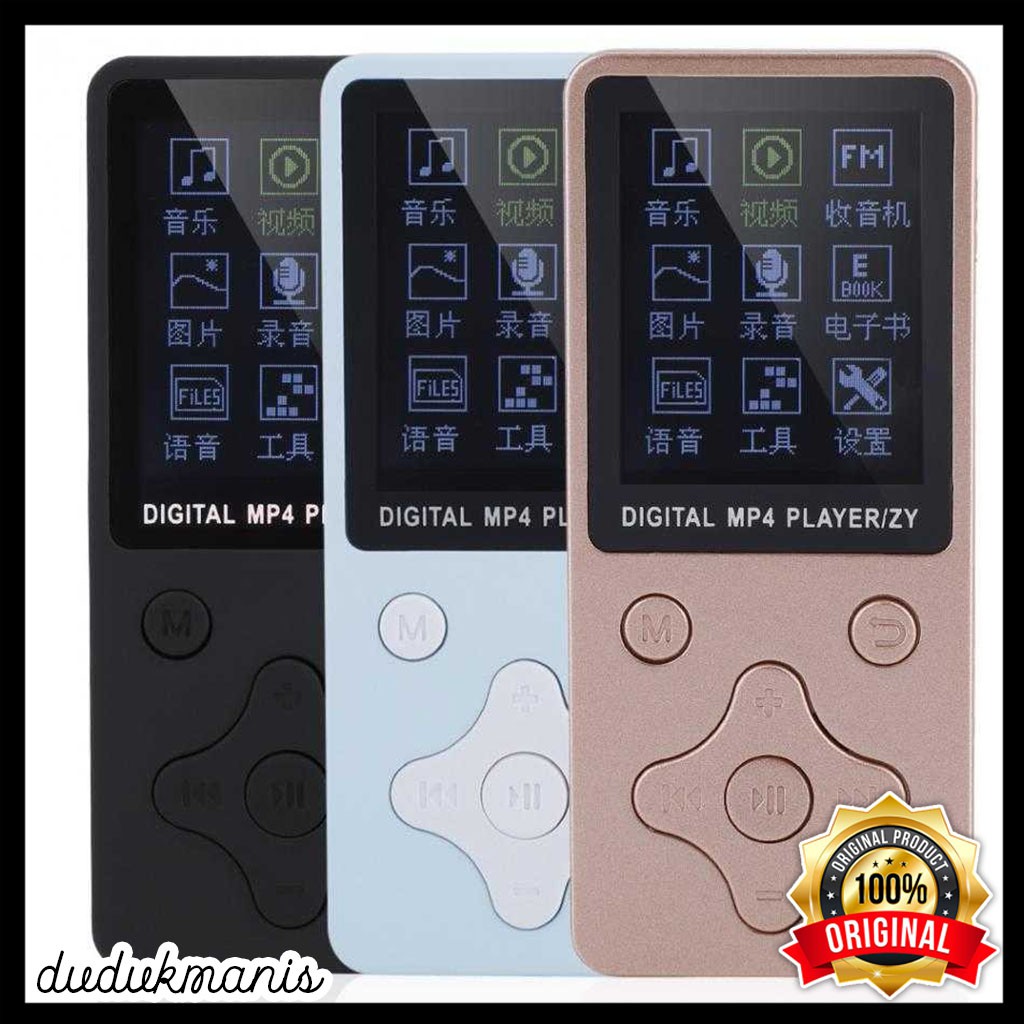 MP4 Player Mini Mp3 Portable Music Player TF Card Slot ELE-117