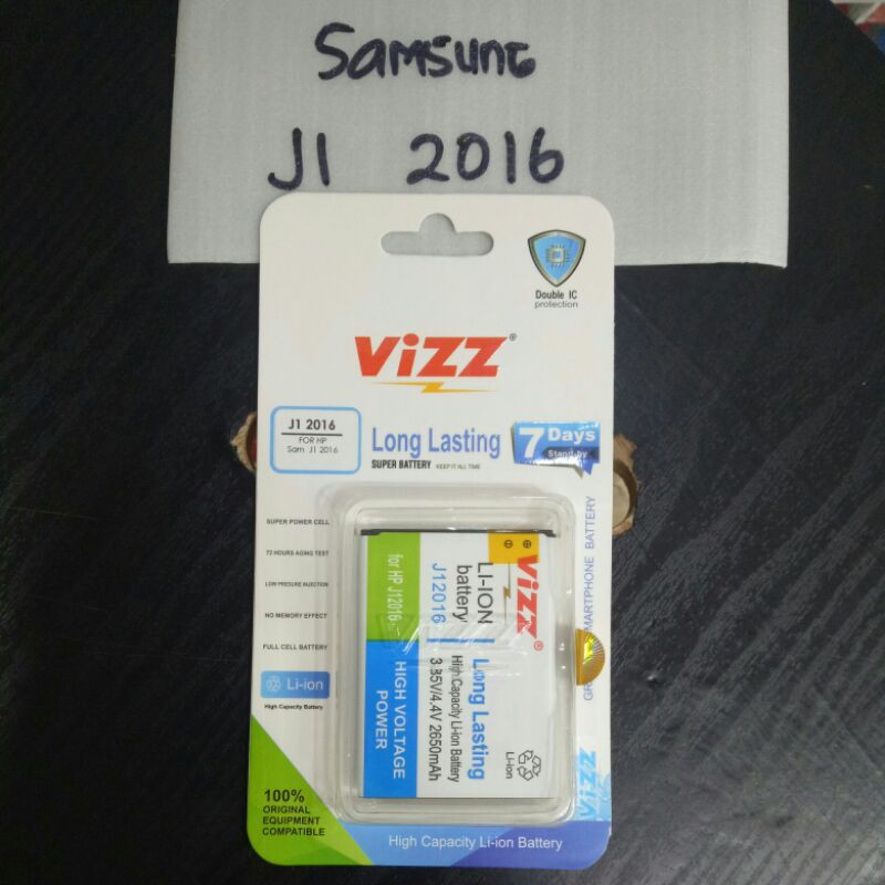 Baterai Vizz Samsung J1 2016