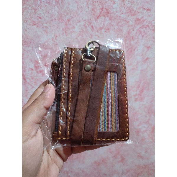 Abekani ID Card Zipper Havana