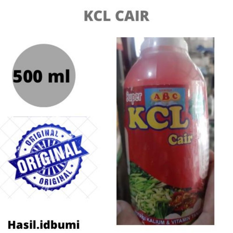 Kcl cair 500ml, nutrisi kalium dan vitamin tanaman,buah dan sayur2an